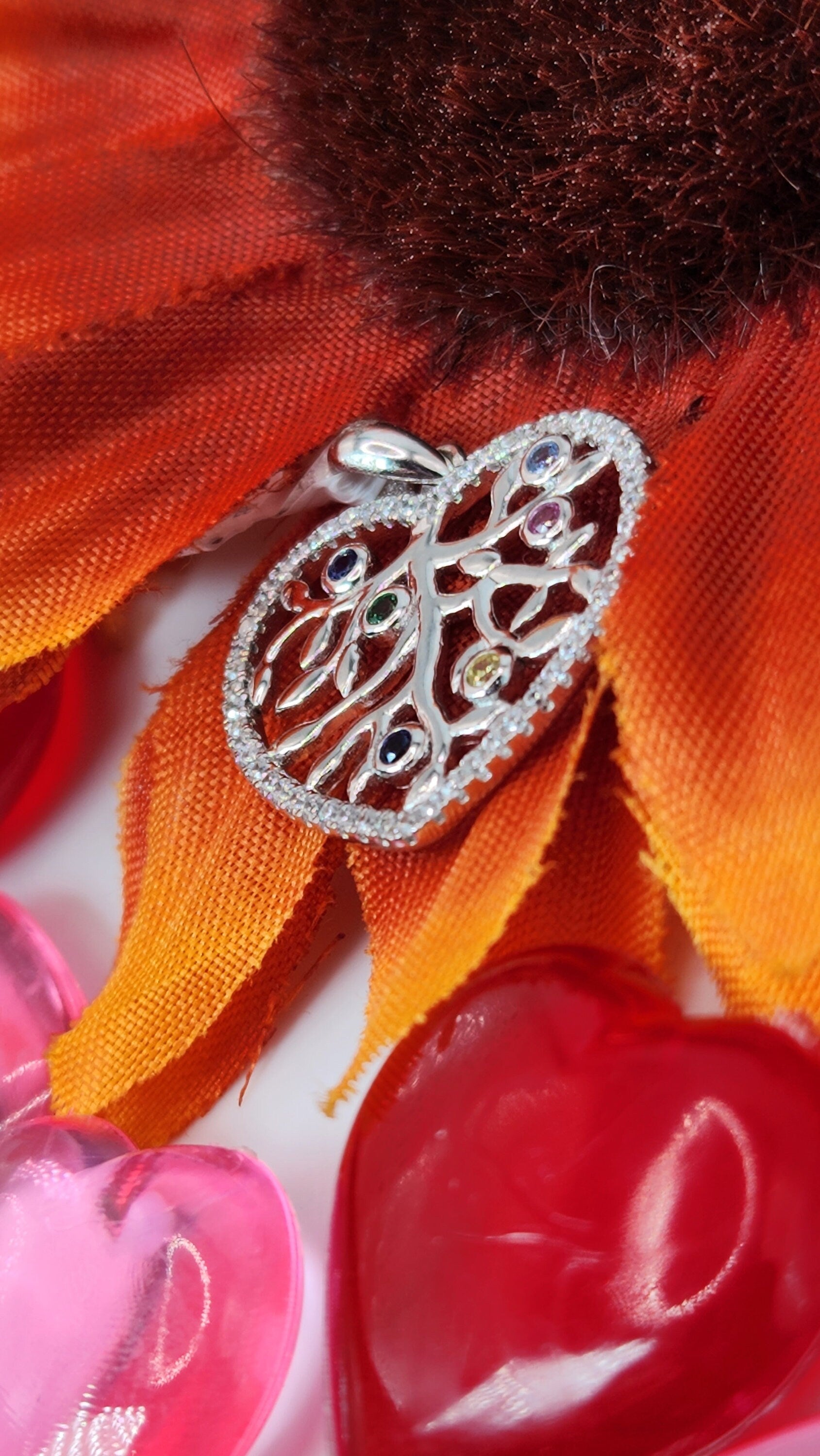 Sterling Silver Tree of Life/Heart Pendant