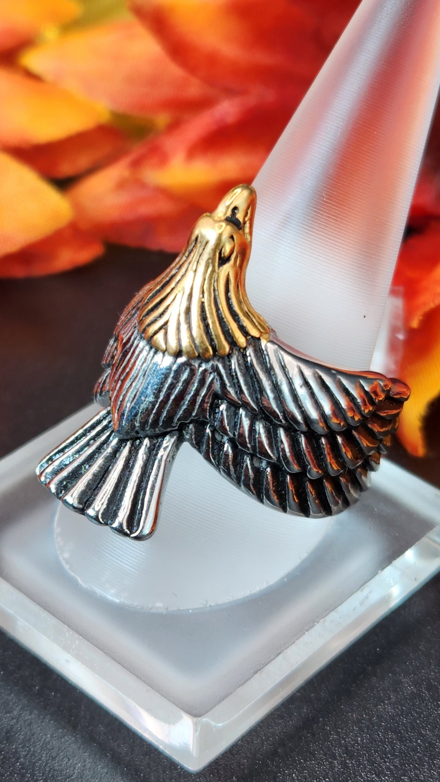 Stainless Steel Eagle Ring