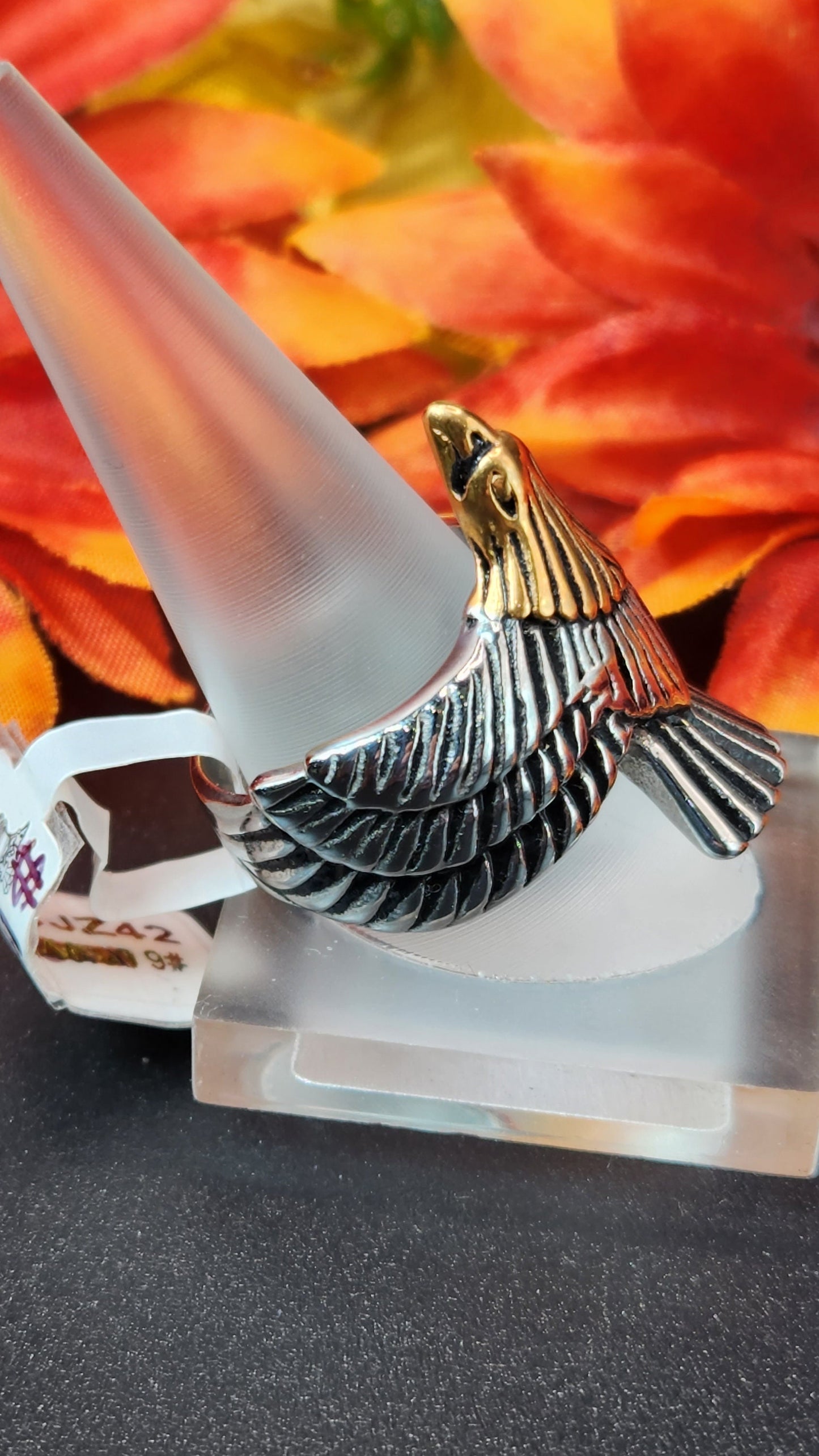 Stainless Steel Eagle Ring