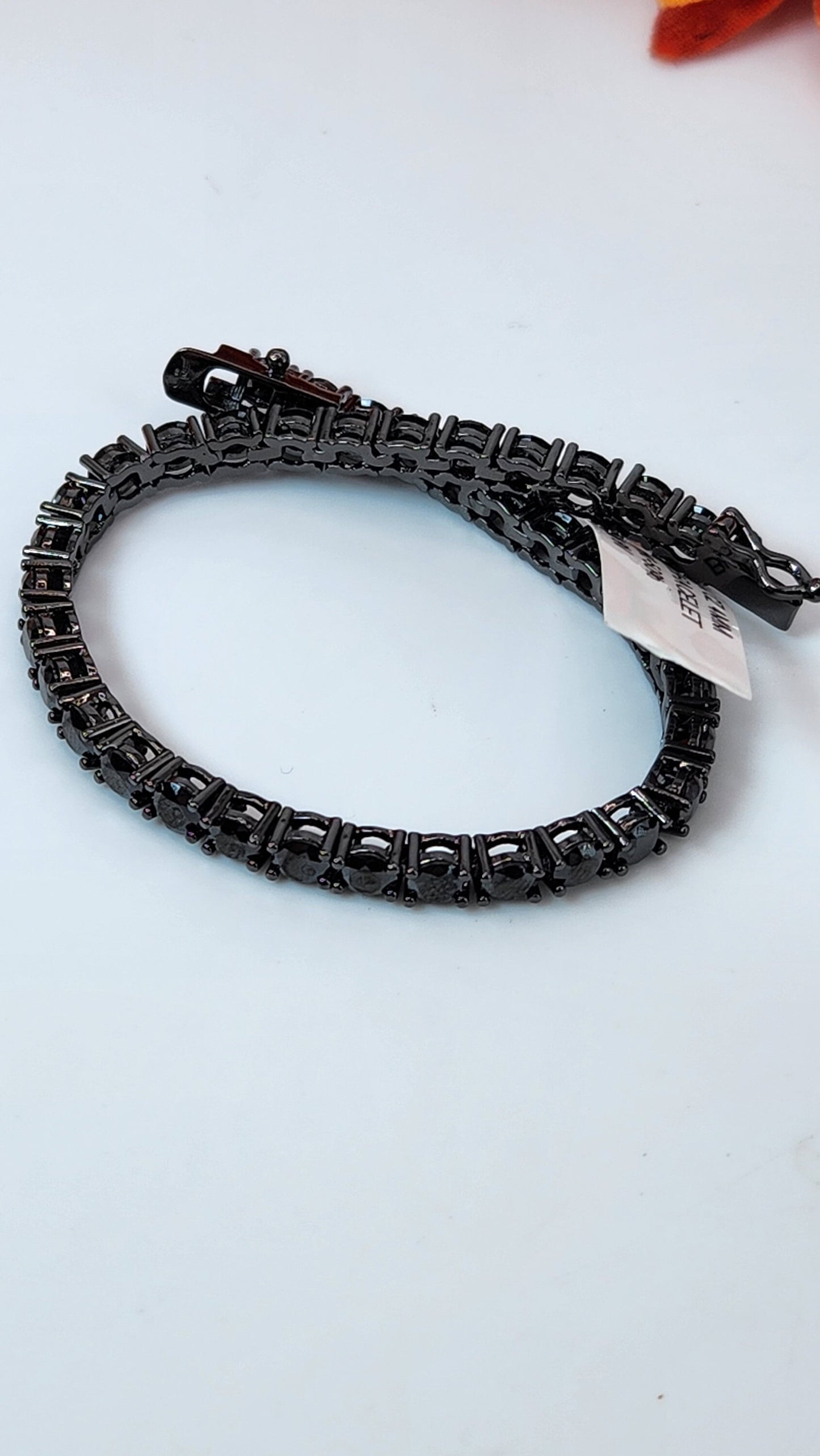Black Tennis Bracelet